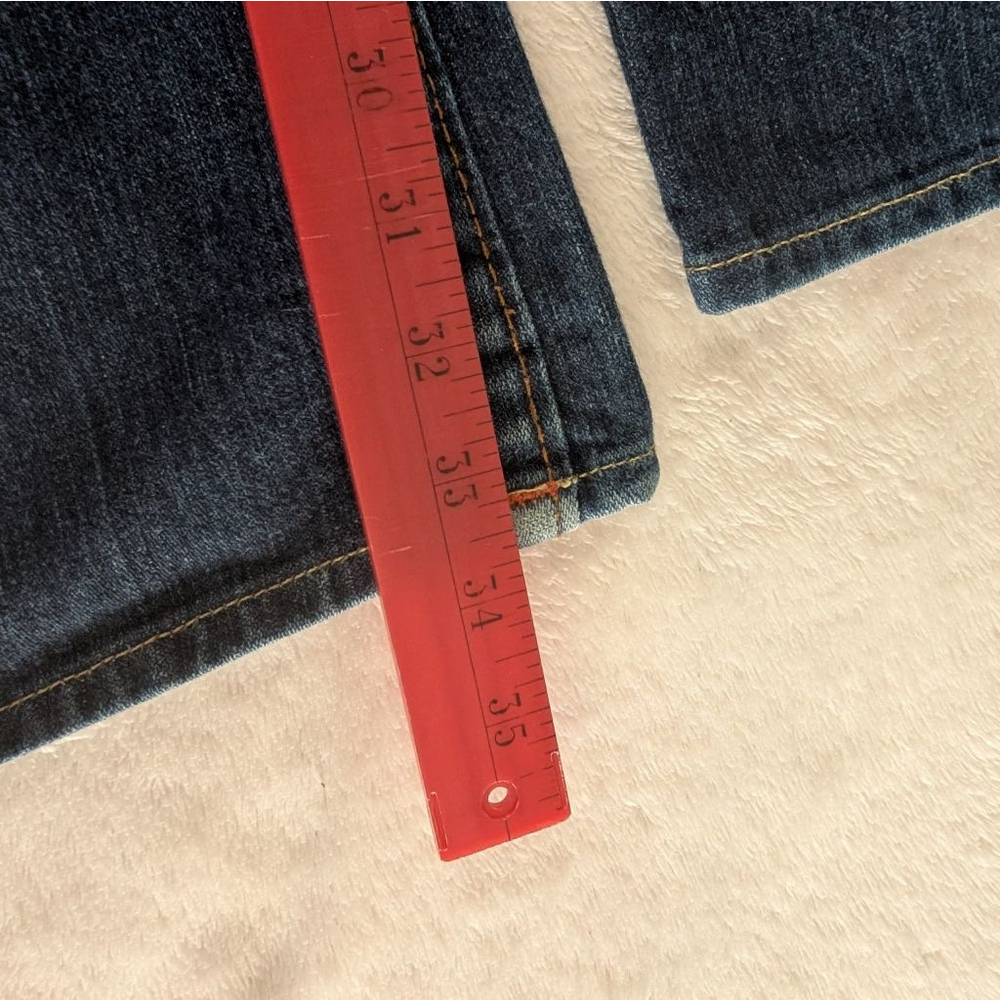 True Religion Bobby Blue Boot Cut with Orange Stitching Jeans - Size 28 - Picture 12 of 15